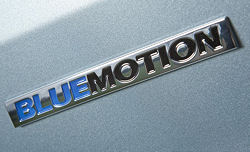 Volkswagen Polo BlueMotion Badge.