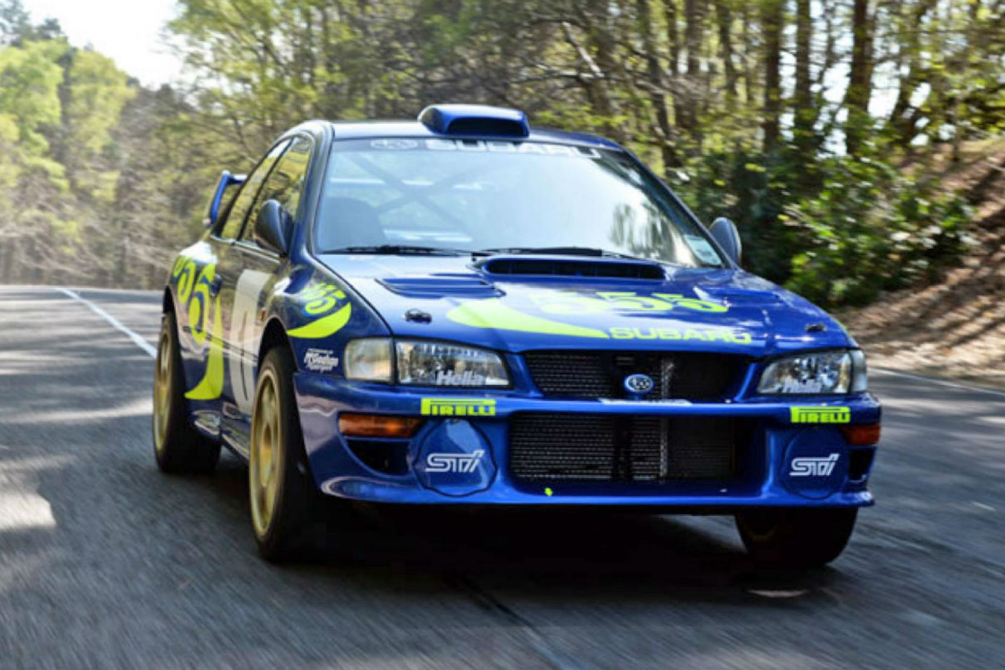 Colin McRae’s 1997 Subaru Impreza WRC sells for nearly £