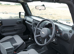 Jeep Wrangler Interior.